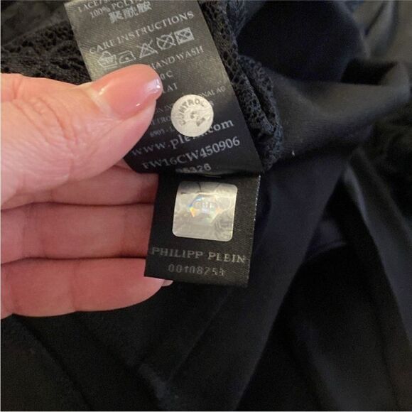 Philipp Plein Black Jumpsuit with Sophisticated Silhouette, S - Picture 14 of 15